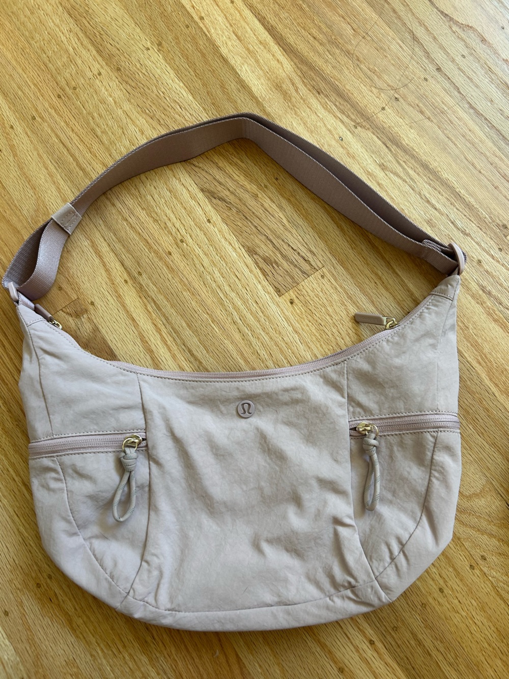 lululemon athletica Blush/Taupe Crossbody Shoulder Bag